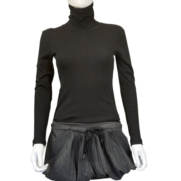 Cop Copine Womens Black Turtleneck Long Sleeve Bubble Dress Size XS - Picture 1 of 10
